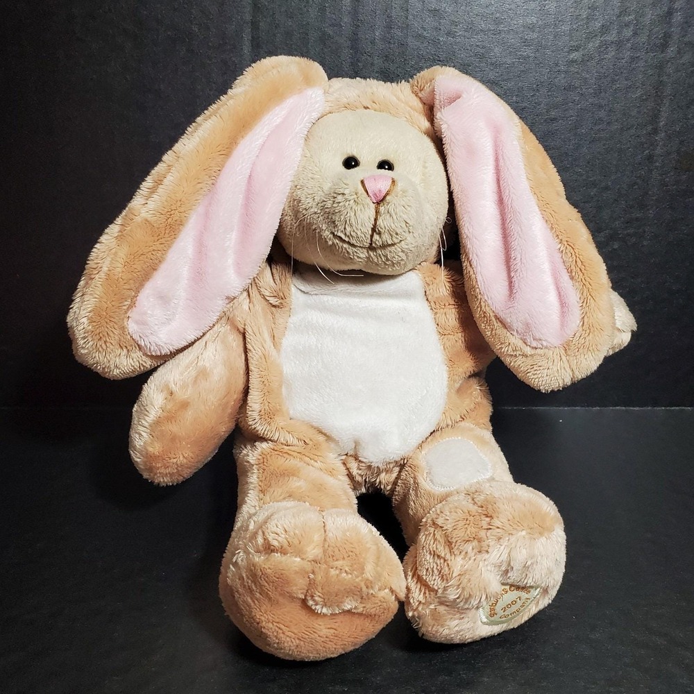 Starbucks Int'l Easter Spring Brown Bunny Rabbit 11" Bearista Plush‎ 60th 2007